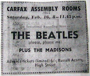 16 february 1963 beatles Carfax 