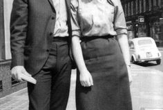 John Lennon & Fan Sloan Square. London. 10 February 1963.