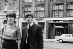 Ringo Starr & Fan Sloan Square. London. 10 February 1963.