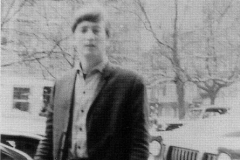 john Lennon Sloan Square. London. 10 February 1963.