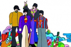 The Beatles were the first to do many things, including feature the "devil horns" rock hand on an album cover.