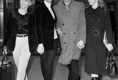 February 19, 1968 - Maureen, Ringo, Paul and Jane at Heathrow Airport