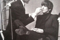 George Harrison, 1964- filming A Hard Days Night