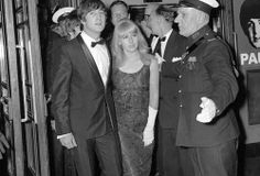 John and Cinthya Lennon at the London premiere of A Hard Day's Night.