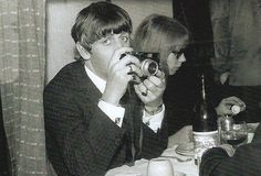 Ringo and Astrid during A Hard Day's Night
