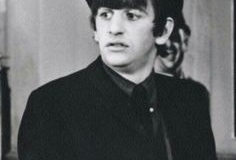 Ringo on the set of A Hard Day's Night