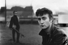 John Lennon and Stuart Sutcliffe in Hamburg, 1960
