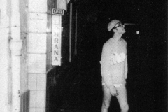 John Lennon at the Bambi Kino, Hamburg, 1960