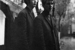 Paul McCartney and George Harrison in Hamburg, 1960