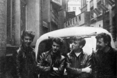 2-The Beatles outside the Cavern Club in July 1961