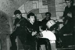 8- The picture, taken in 1961, features Paul McCartney at the front