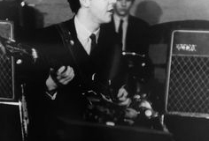 The Beatles rehearsing at The Cavern Club