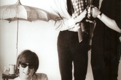 15-John Lennon, George Harrison, and Ringo Starr