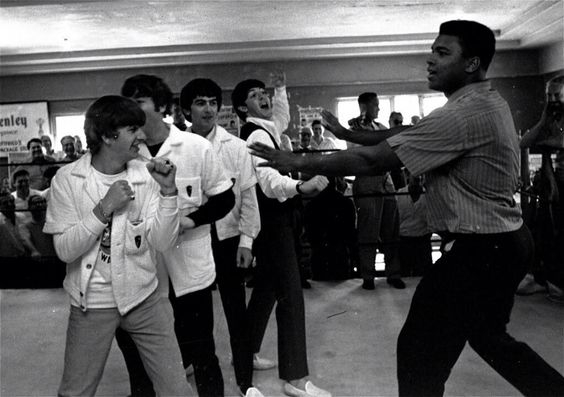 beatles and Cassius Clay