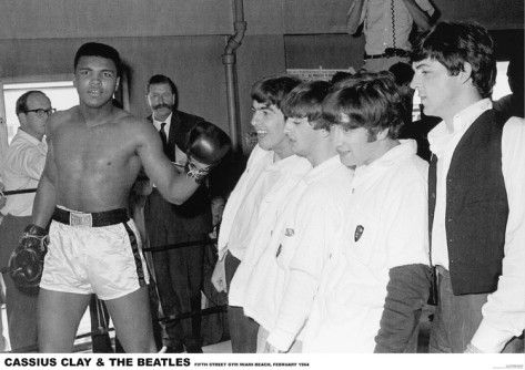 beatles and Cassius Clay