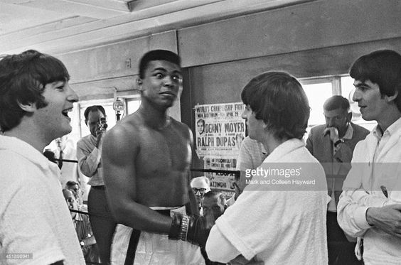 beatles and Cassius Clay