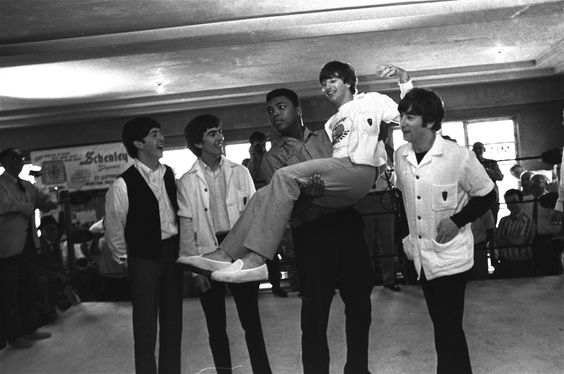 beatles and Cassius Clay