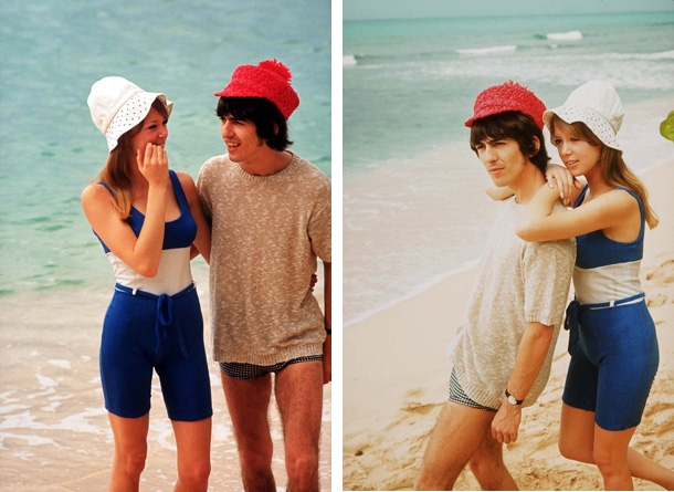 10-George Harrison and Pattie Boyd Photographs,photos,images