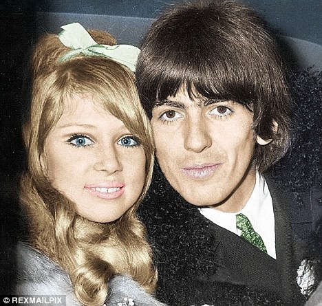 4-George Harrison and Pattie Boyd Photographs,photos,images