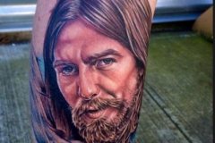 1- george harrison tattoo