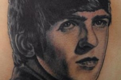 5- george harrison tattoo