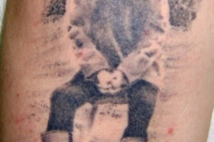 7- george harrison tattoo