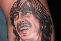 8- george harrison tattoo