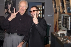 George Martin and Ringo Starr