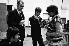 George Martin with Paul McCartney, John Lennon, George Harrison and Ringo Starr in 1967