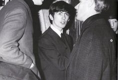 John Lennon and George Harrison