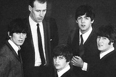 Sir George Martin, the legendary music producer who shaped the Beatles into the world's most important pop music force