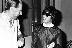 George Martin and John Lennon