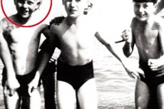13 A young Peter Sissons, ringed, John Lennon, centre, and Jimmy