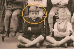 7- Ringo as a child (he's the one that's circled)