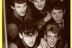 A very young Ringo Starr with the Hurricanes