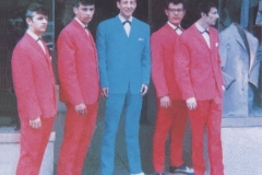 This photo was taken outside Duncan the tailor's shop in Liverpool.