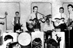 2- A young Ritchie on drums with The Eddie Clayton Skiffle Group