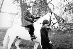 Beatles filming the promotional clip for Strawberry Fields Forever, at Knole Park in Sevenoaks, Kent. (Owned by the National Trust) 1967