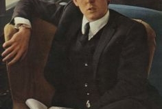 Paul on the train to Washington D.C. for The Beatles first concert in America, February 11, 1964.