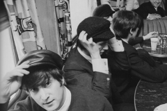 on the train beatles