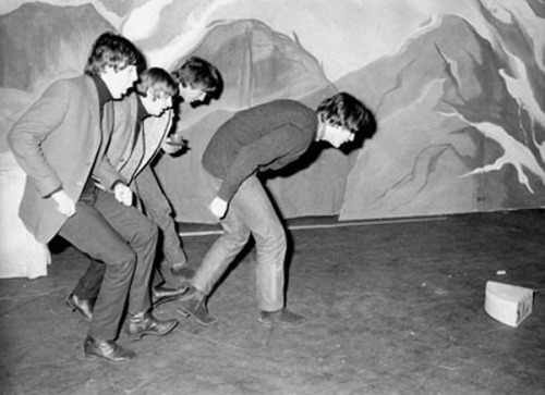 BEEM59 The Beatles practice for their Christmas show at Hammerstein Odeon