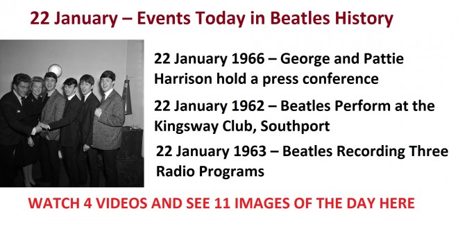 22 January – Events Today in Beatles History