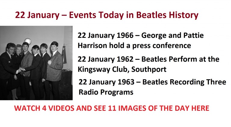 22 January – Events Today in Beatles History