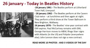26 january - Today in Beatles History