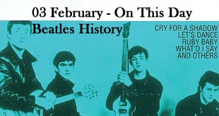 03 February - On This Day Beatles History