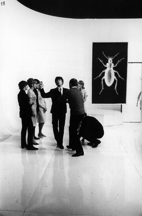On the set of A Hard Day's Night
