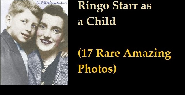Ringo Starr as a Child (17 Rare Amazing Photos)