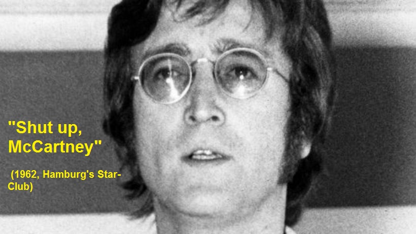 Shut up, McCartney (1962, Hamburg's Star-Club)