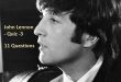 John Lennon - Quiz -3