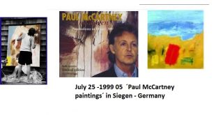 July 25 -1999 ´Paul McCartney paintings´ in Siegen - Germany
